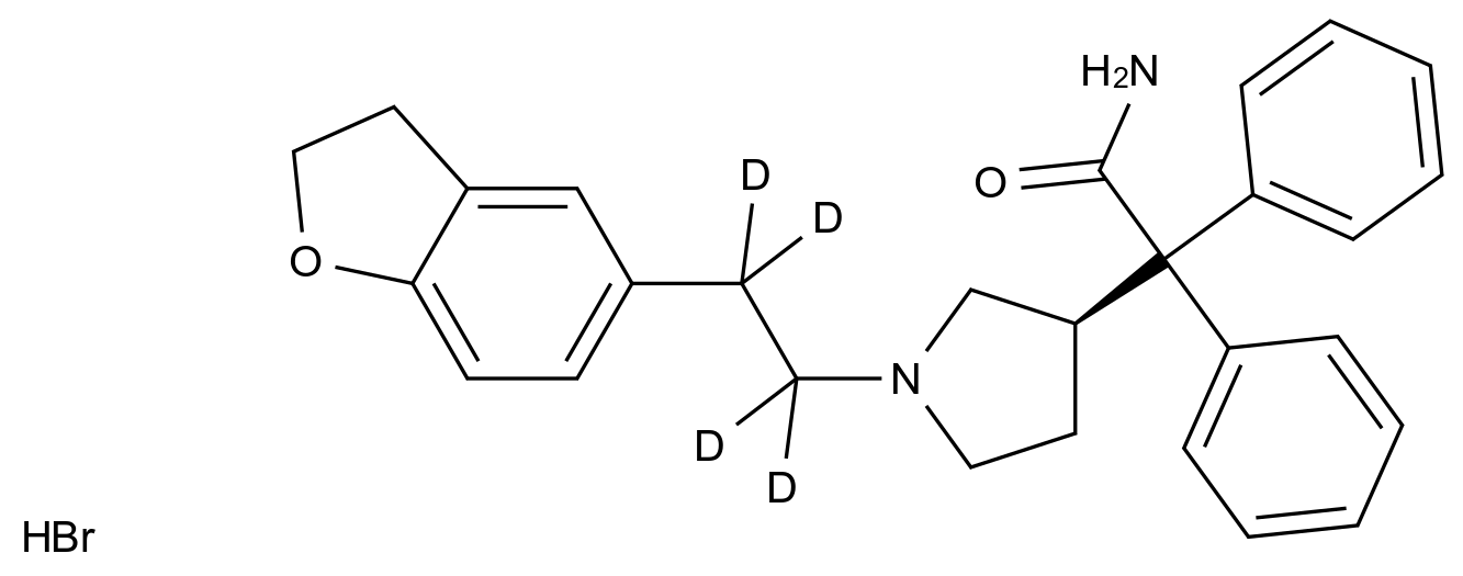 (R)-Darifenacin-d结构式