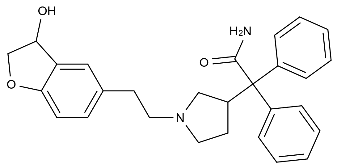 3-Hydroxy Darifenacin (Mixture Of Diastereomers)结构式