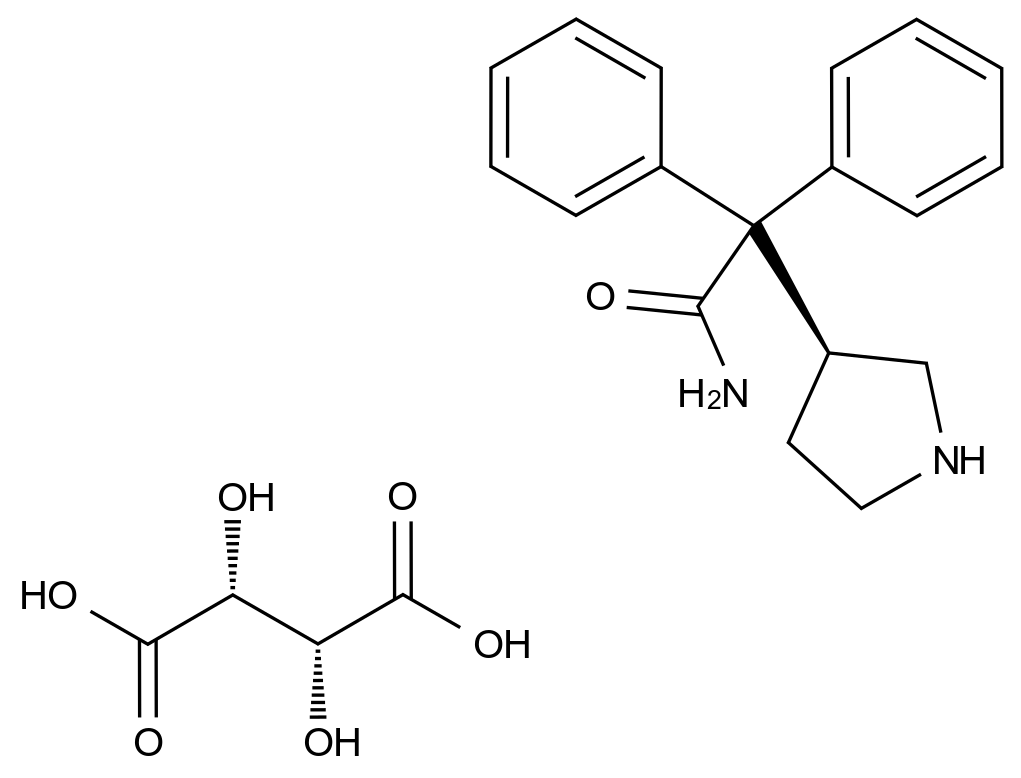 Darifenacin Pyrrolidine Impurity (S)-Isomer结构式