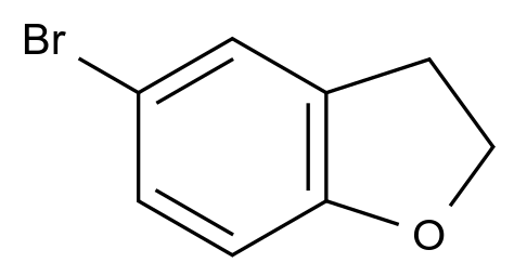 5-Bromo-2,3-dihydrobenzofuran结构式
