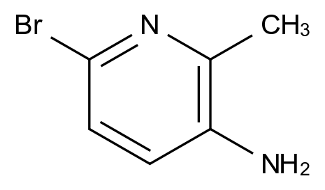 2-溴-5-氨基-6-甲基吡啶结构式