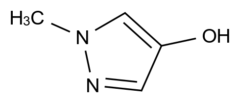 1-甲基-4-羟基-1H-吡唑结构式