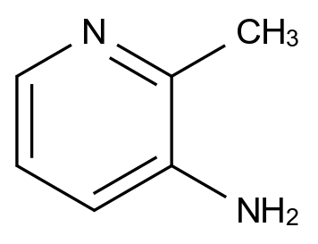 2-甲基-3-氨基吡啶结构式