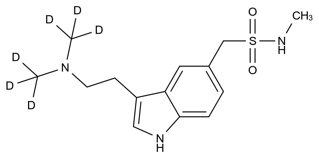 Sumatriptan-D6结构式