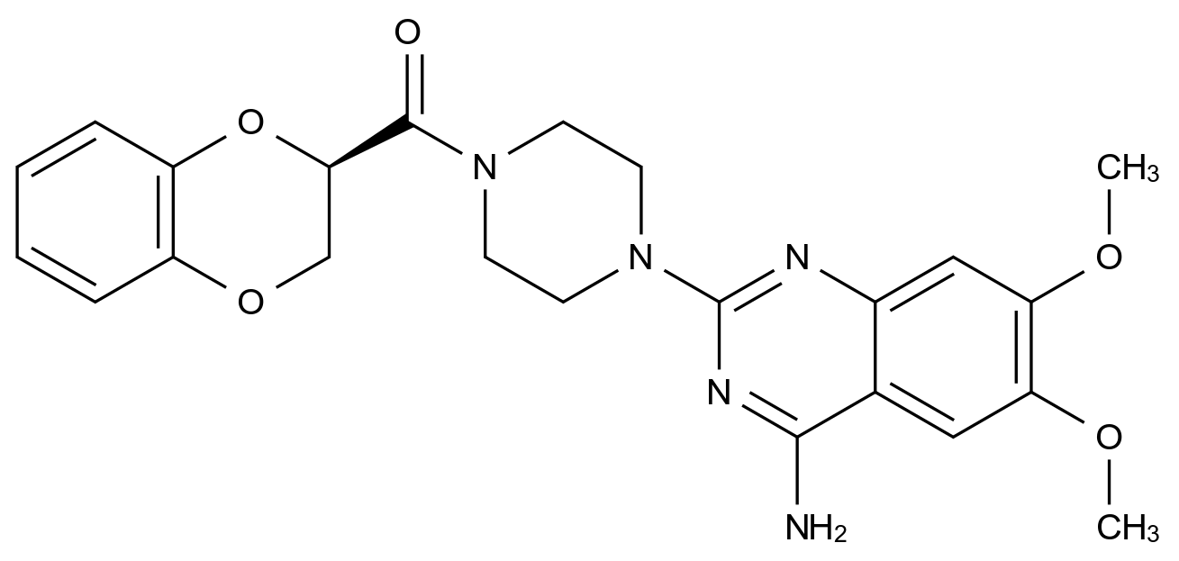 R-多沙唑嗪结构式
