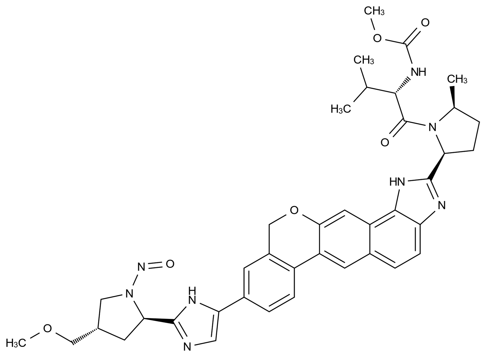 N-亚硝基维帕他韦杂质7结构式