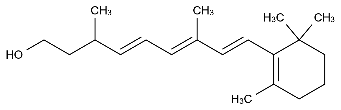all-trans-13,14-Dihydro retinol结构式