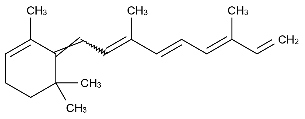 维生素A杂质5(E/Z混合物)结构式